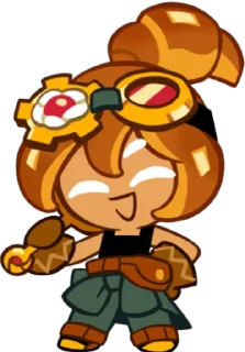 Telegram sticker 🤩 Croissant Cookie  • @run_cookie_run
