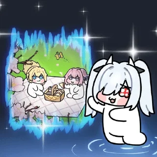 Telegram sticker 😭 Doro Max : Level Up  @stickersglobal