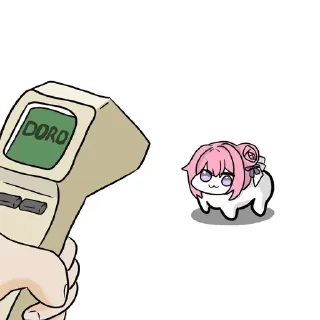 Telegram sticker 😇 Doro Max : Level Up  @stickersglobal