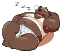 Telegram sticker 😴 BearDad