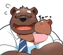Telegram sticker 😳 BearDad