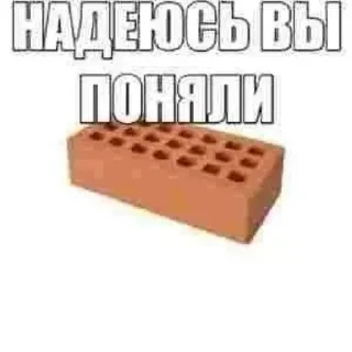 Телеграм стикер 🧱 ебла джеометри даше
