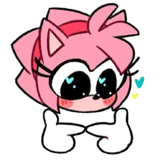 Sticker ☺️ Shy little amy ✨