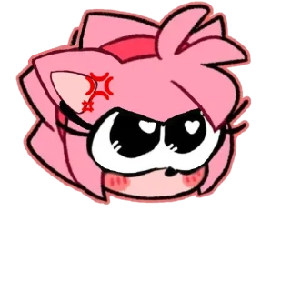 Telegram sticker 😡 Shy little amy ✨