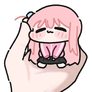 Telegram sticker 😍 BetterBocchi × @burntpacks