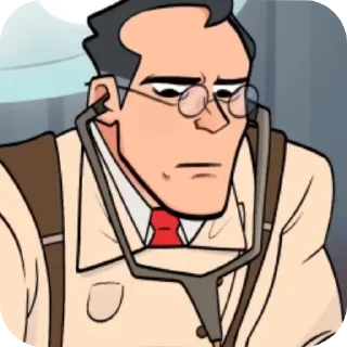 Telegram sticker 👓 Medic from Pootis
