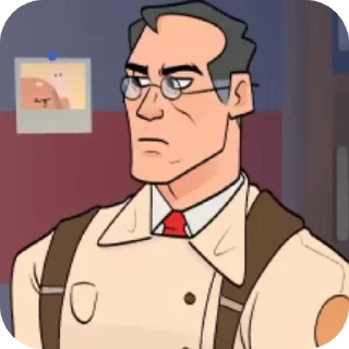 Telegram sticker 👥 Medic from Pootis