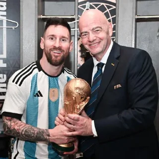 Video sticker 👑 بطل العالم 🇦🇷 .