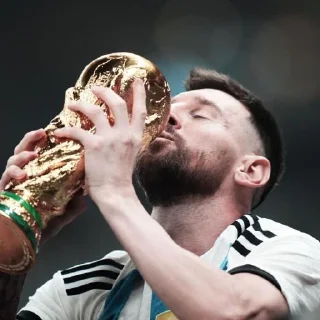 Sticker 👑 بطل العالم 🇦🇷 .