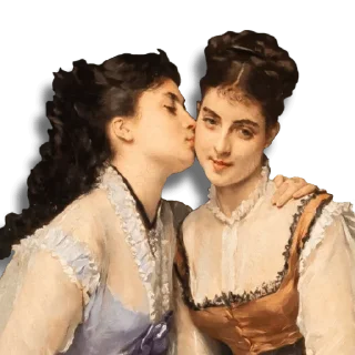 Telegram sticker 💋 👉🏻 @truecatharsis: Истинный катарсис