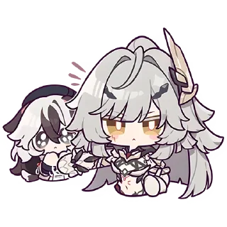 Video sticker 😠 Flickers of a Spacetime Warp @honkai_impact_info