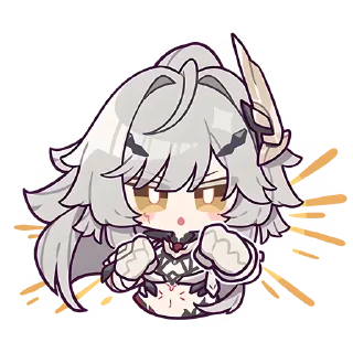 Video sticker 👊 Flickers of a Spacetime Warp @honkai_impact_info