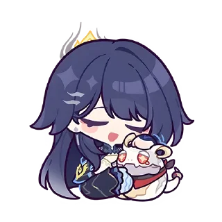 Video sticker 🥰 Flickers of a Spacetime Warp @honkai_impact_info