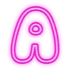 Sticker 💗 Bubble Neon Pink b...