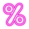 Sticker 💗 Bubble Neon Pink by @jasminemariiee