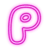 Sticker 💗 Bubble Neon Pink by @jasminemariiee