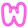 Sticker 💗 Bubble Neon Pink by @jasminemariiee