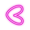 Sticker 💗 Bubble Neon Pink by @jasminemariiee
