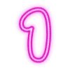 Sticker 💗 Bubble Neon Pink by @jasminemariiee