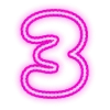 Sticker 💗 Bubble Neon Pink by @jasminemariiee