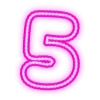 Sticker 💗 Bubble Neon Pink by @jasminemariiee