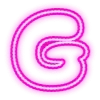 Video sticker 💗 Bubble Neon Pink b...