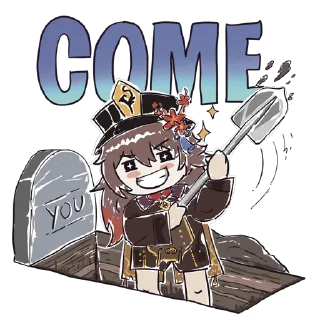 Telegram sticker 🤌 Genshit Impact @RayaDraws Genshin