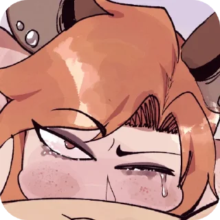 Telegram stiker 🔥 ~Horny and cute~ /by doc
