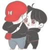 Sticker 🥹 – ʙᴛs stickers by @D1a1na ♡ @TgEmodziBot