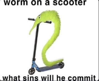 Sticker 🛴 wormie