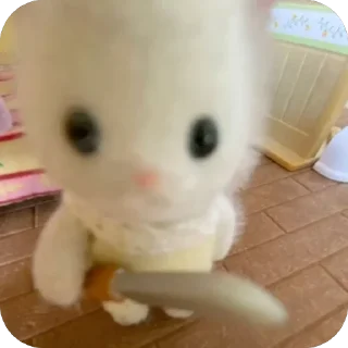 Telegram sticker 🫥 Котак @SozdaiStickeriBot