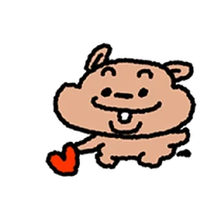 Telegram sticker ⭐ 소리나는 왕방구 장군 2 @moe_sticker_bot