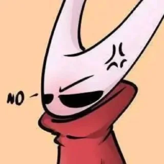 Телеграм стикер 👎 Hollow Knight (By @KarryZen777)