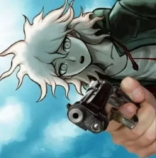 Телеграм стикер 🔫 Tell em Naegi by @fStikBot