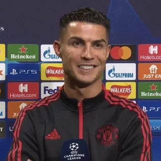 Telegram stiker 🌟 Ronaldo 🐐🤩 MUFC 🔴 | @n7crz :: @fStikBot