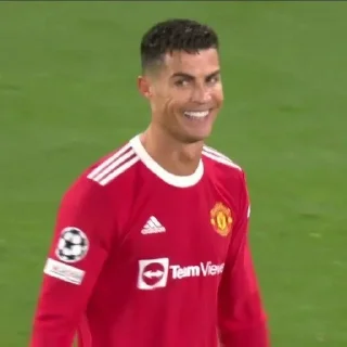Telegram stiker 🌟 Ronaldo 🐐🤩 MUFC 🔴 | @n7crz :: @fStikBot