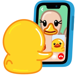 Telegram sticker 👋 Utya Duck Animated