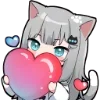 Sticker 🥰 Nachoneko