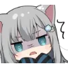 Sticker 😨 Nachoneko
