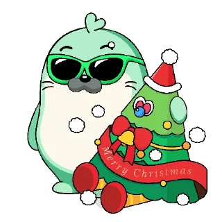 Sticker 😎 edgeXMARUChristmas