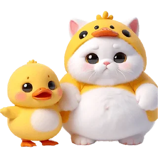 Telegram sticker 🐥 Пушистые утята @Nyasticks