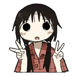 Telegram sticker ✌️ Shimeji Simulation