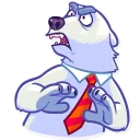 Telegram sticker 😨 Polar Bear