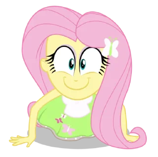 Video sticker 🙂 Fluttershy EG | @MyLittlePony_bots