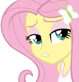 Video sticker 🙁 Fluttershy EG | @MyLittlePony_bots
