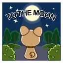 Telegram sticker 🌕 uShiba.Finance