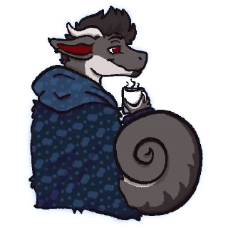 Telegram sticker 🐉 4F by @Amnesiact and @Deerbite