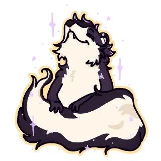 Telegram sticker 🦨 4F by @Amnesiact and @Deerbite