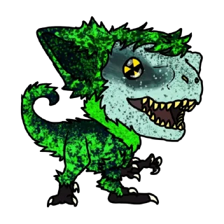 Telegram sticker 🦖 4F by @Amnesiact and @Deerbite