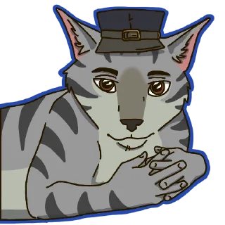 Telegram sticker 🐈 4F by @Amnesiact and @Deerbite